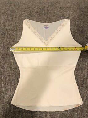 SPANX Shapewear Cami Tank V-Neck Top, Size Large